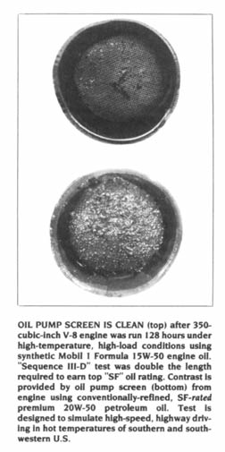Oil Screen Comparison